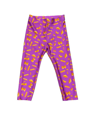 Terez Magenta leggings w/pasta shapes, 2T