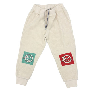 Wynken off white fleece pants, 6 years