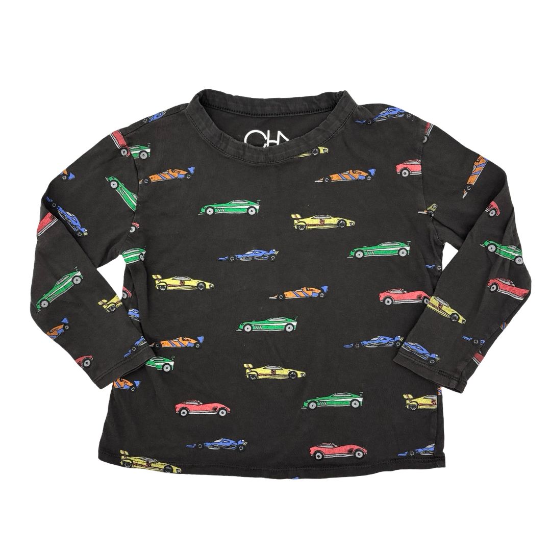 Chaser black race car long sleeve, 6 years