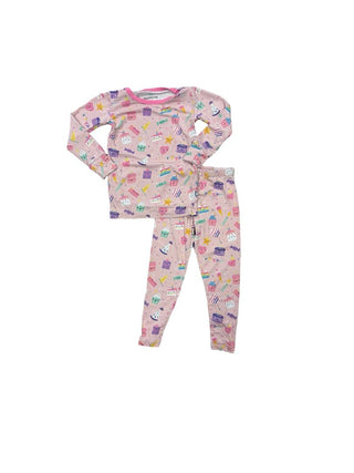 Macaron + Me Pink Dessert Party Pajama Set, 2 years