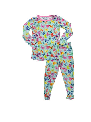 Macaron + Me Butterfly and Blue Sky Pajama Set, 2 years