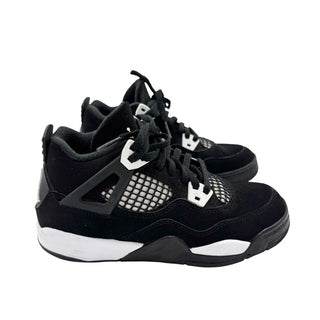 Nike white thunder Jordan 4 Retro running shoe, 2 big kid