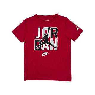 Nike red air jordan tshirt, 8-10 years
