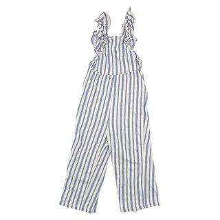 Zara blue/white strip pant romper, 3 years