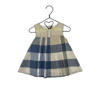 Burberry blue plaid dress, 3 months