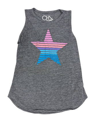 Chaser Grey Tank Top with Star, 14 years
