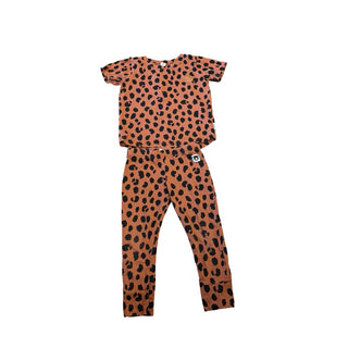 Hux Cheetah print set, 4 years (fits more like a 3)