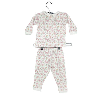 Mellapima butterfly two piece pj's, 9-12 months