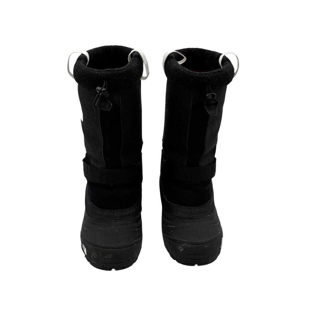 The North Face Black winter boots, 7 big kid