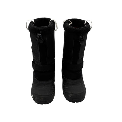 The North Face Black winter boots, 7 big kid