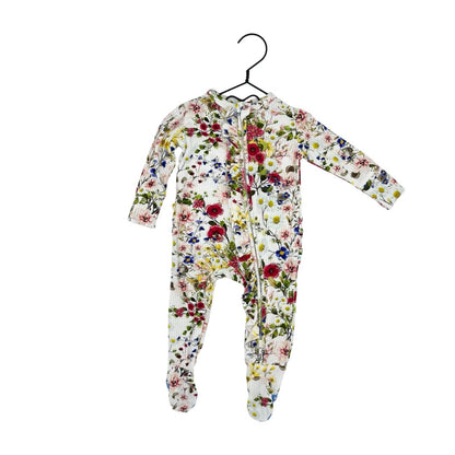 Posh Peanut floral sleeper, 0-3 months