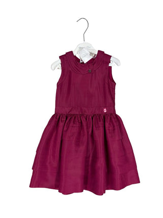 Dior Tiered Burgundy Red Dress, 4 years
