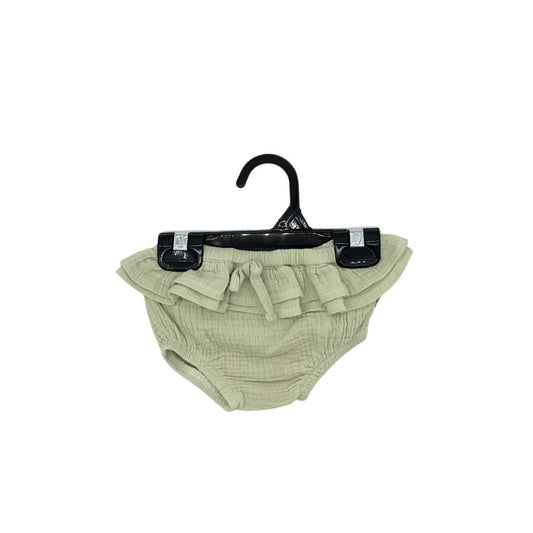 Rabbit + Bear green bloomers, 3-6 months