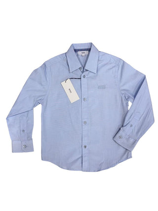 Hugo Boss Blue Button Down Dress Shirt, 6 years