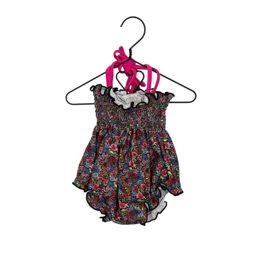 Suncracy floral swim suit, 9 months