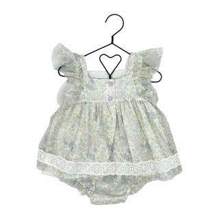 No name floral dress, 3-6 months