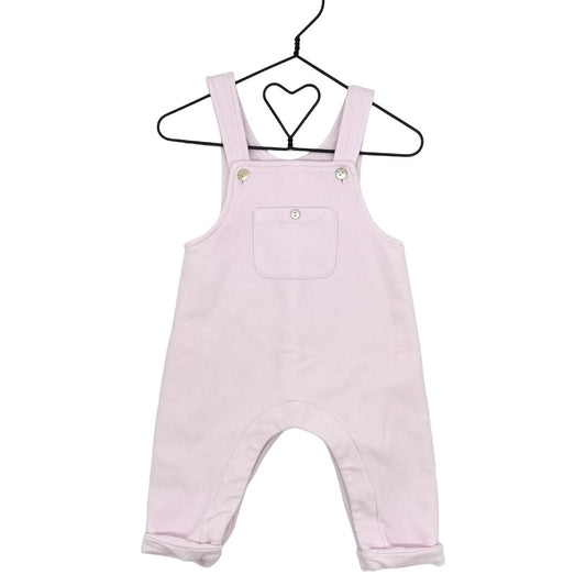 Laranjinha pink overalls, 3 months
