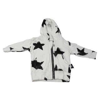 Nununu Star zip up sweater, 0-3 months