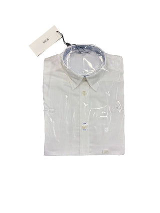 Hugo Boss White Button Down Collared Dress Shirt, 5 years