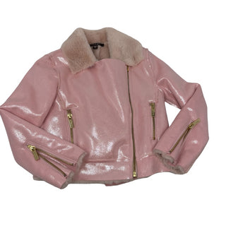Imoga Jacket with pink faux fur inside, 4 years