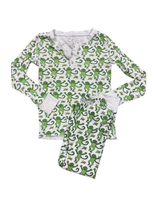 Roller Rabbit Pyjama set w/green monkeys, 4 years
