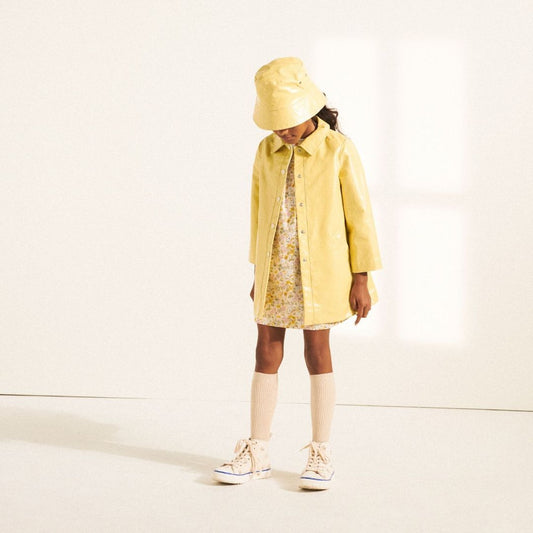 Bonpoint High Shine Acid Yellow Abella Coat, 10 years