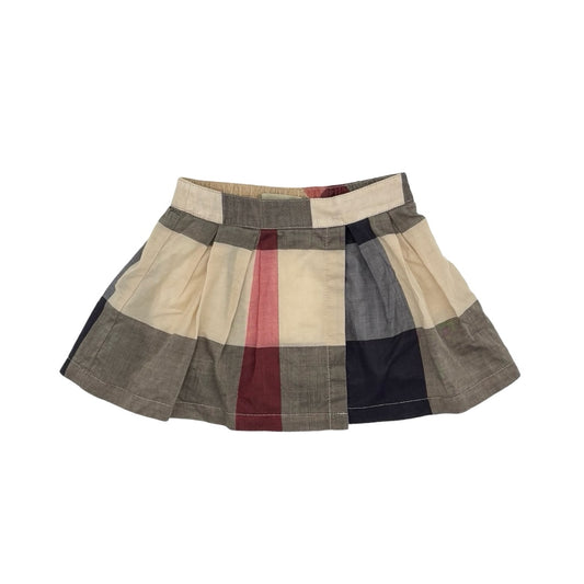 Burberry Classic check pleated skirt, 6 months
