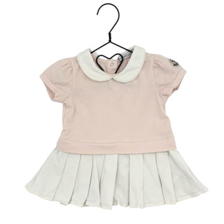 Moncler Pink/white dress, 6-9 months