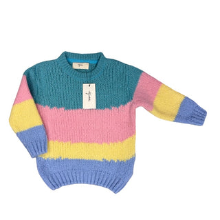 Ayuna Colour block knit sweater new w/tags, 4 years