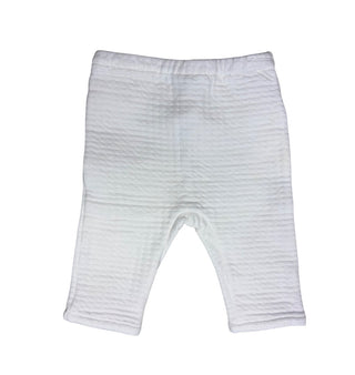 Jacadi White quilted pants, 12 months