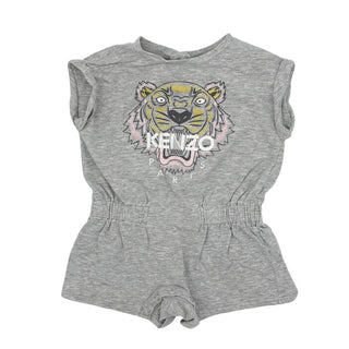 Kenzo Grey w/tiger romper, 18 months