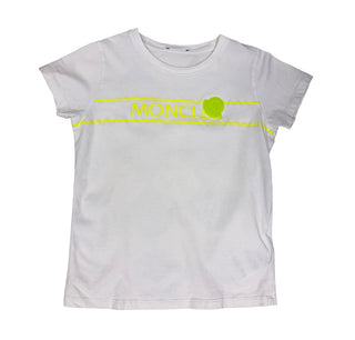 Moncler White w/neon Maglia tshirt, 8 years