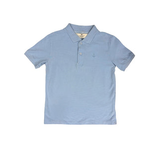 H&M Baby blue collared polo tshirt, 6-8 years