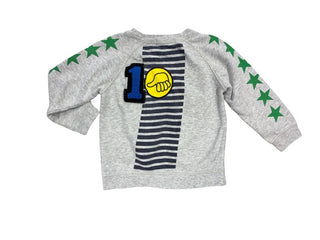 Stella McCartney Grey Sweatshirt with Patches and Graphics, 3 years