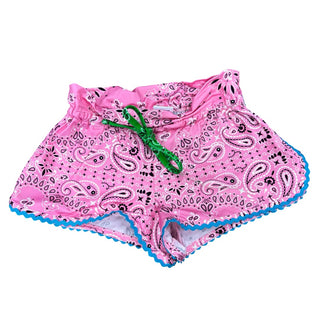 MC2 Saint Barth Pink paisley swim shorts, 10 years
