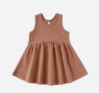 Quincy Mae Ribbed Tank Dress in Poppy - New With Tags, 3-6 months