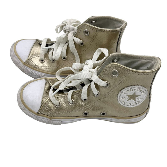 Converse gold high tops, 11 little kid