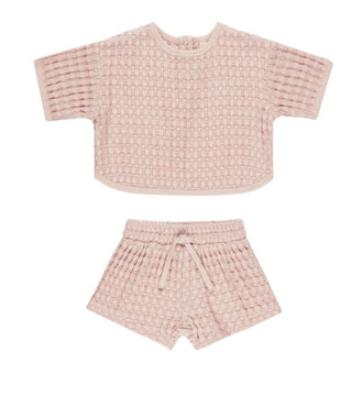 Quincy Mae Jayden Set in Blush -  New With Tags, 3-6 months