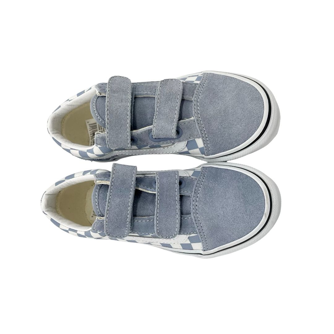 Vans ne with tags blue suded checkered, 13 little kid