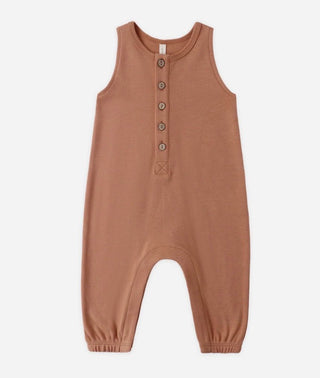 Quincy Mae Sleeveless Jumpsuit in Poppy Colour - New With Tags, 3-6 months