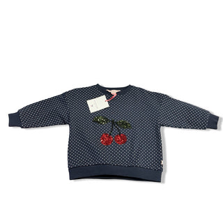 Konges Slojd Loupy Lou petite dot sweatshirt, 2 years