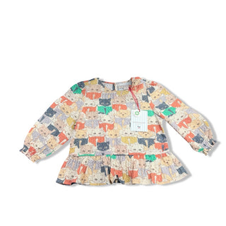 Konges Slojd Cats and dogs blouse, 2 years