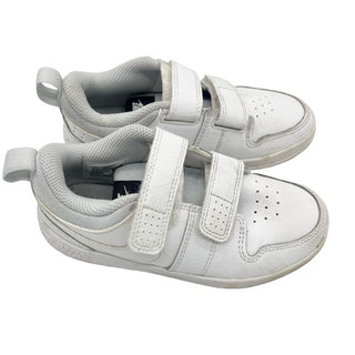 Nike white pico 5 sneakers, 11 little kid