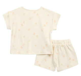 Quincy Mae Frankie Set in Chicks Pattern - New With Tags, 3-6 months