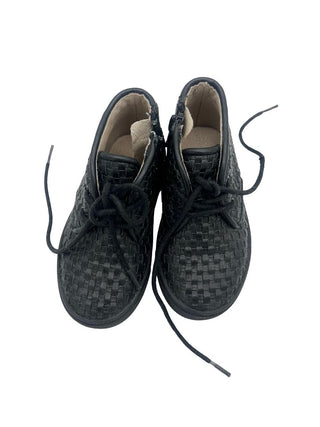 Akid black leather shoes, 6 little kid
