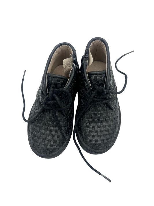 Akid black leather shoes, 6 little kid