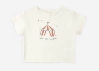 Quincy Mae Boxy Tee - You Are Magic in Ivory Tee  -  New With Tags, 3-6 months