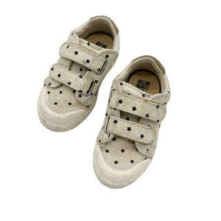 Bonton cream w/stars sneakers, euro 23 little kid