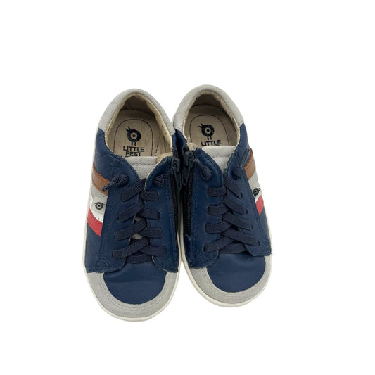 Old Soles navy runners, euro 24 little kid