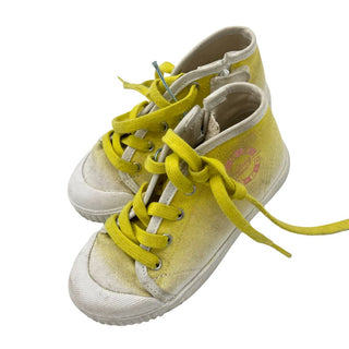 Bonton yellow high tops, euro 27 little kid